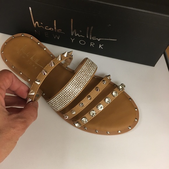 Nicole Miller Shoes - 🤎Nicole Miller’s Studded Spike Sandals 🤎